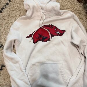 Fanatics White and Red Hoodie